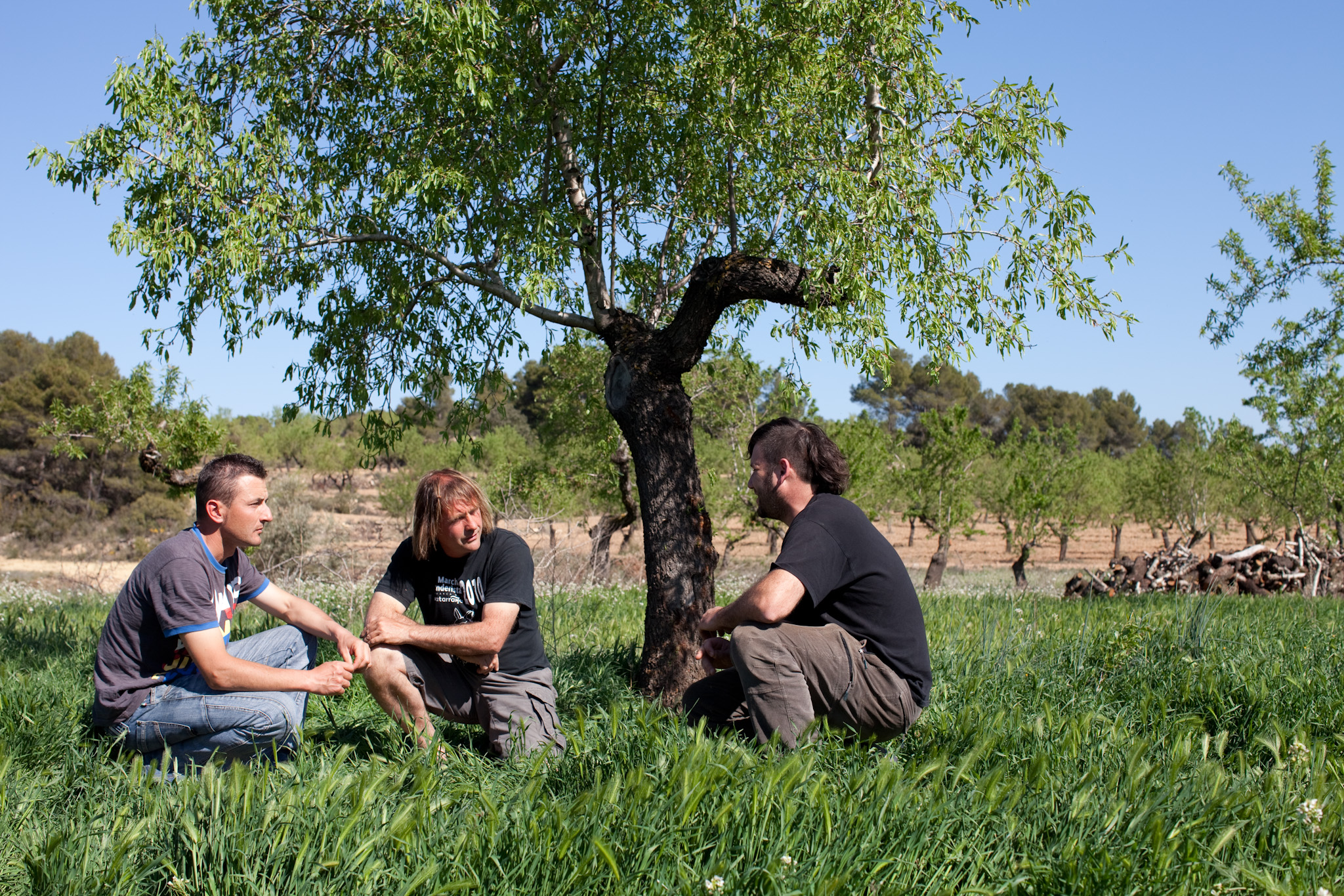 Juan, Luis, Dani y Manolo