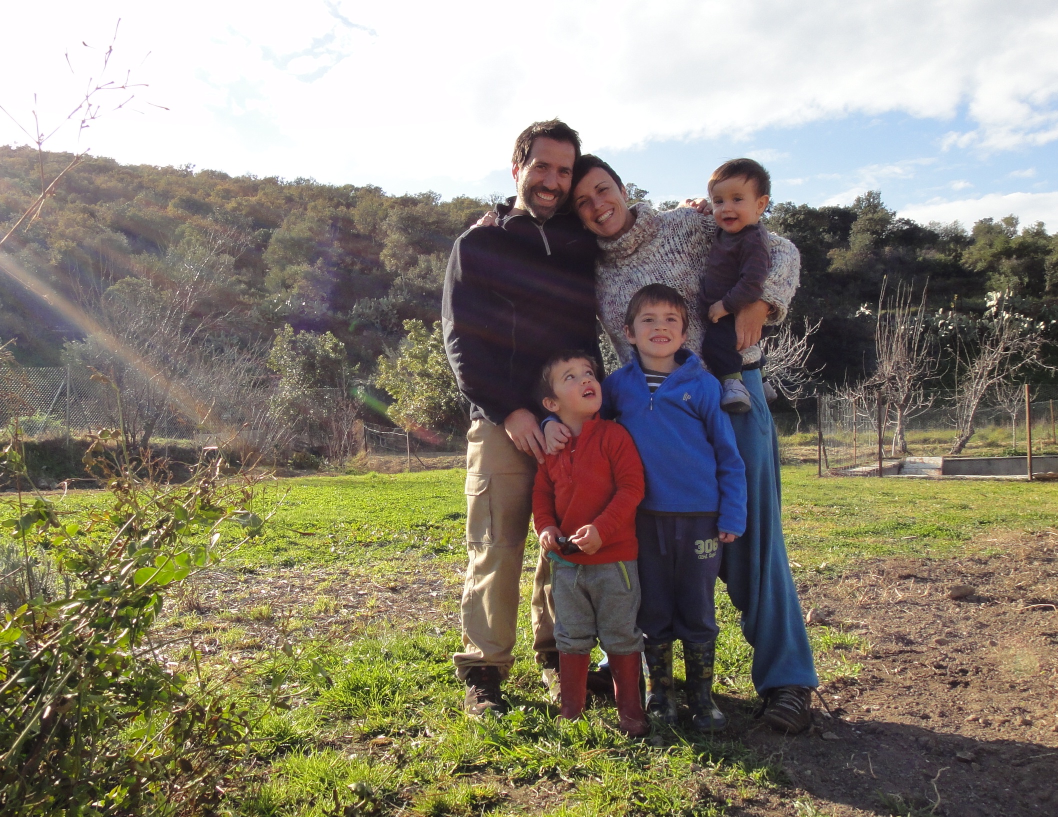 Susana, Pablo, Martín, Lucas y Teo